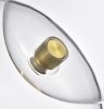 Salome Pendant Lamp - 1 Big & 3 Small Clear Glass Shades