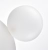 Salome Pendant Lamp - 1 Big & 3 Small Cream/White Glass Shades
