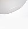 Salome Pendant Lamp - 1 Big & 3 Small Cream/White Glass Shades