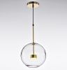 Salome Pendant Lamp - 1 Big Clear Glass Shade