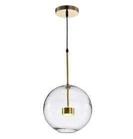 Salome Pendant Lamp - 1 Big Clear Glass Shade