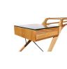 Samuel Mid-Century Modern Desk - Natural Ash