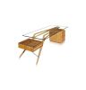 Samuel Mid-Century Modern Desk - Natural Ash