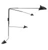 Sergio Four-Arm Rotating Sconce Wall Lamp
