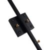 Sergio Rotating Sconce Two Arms (1 Curved) Wall Lamp