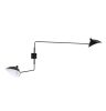 Sergio Rotating Sconce Two Straight Arms Wall Lamp