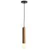 Solid Wood Single Pendant Lamp - Natural