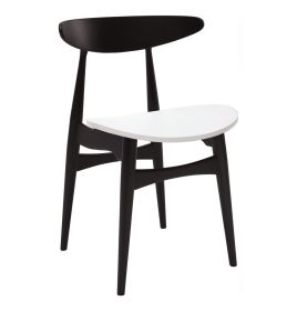 Tricia Dining Chair - Black & White