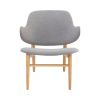 Vezel Lounge Chair - Dolphin & Natural