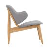 Vezel Lounge Chair - Dolphin & Natural