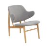 Vezel Lounge Chair - Dolphin & Natural