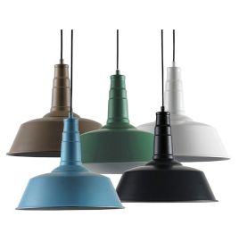 Vintage Barn Pendant Lamp (Pendant: Coffee, size: medium)