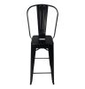 Bastille Bar Stool High Back Chair