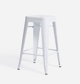 Bastille Counter Stool 67cm (Color: red-metal)