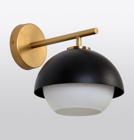 Catalina Wall Lamp (Metal: Black)