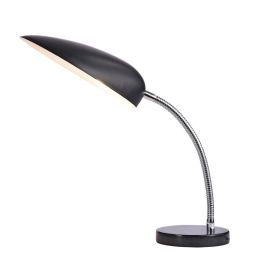 Filippa Table Lamp - Round Marble Base (Color: Black)
