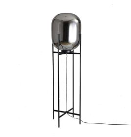 Jonna Floor Lamp (Glass: Smoky Grey, size: small)