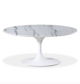 Maisie Coffee Table - Oval (Marble Top: Standard, size: small)