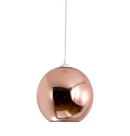 Mirror Ball Shade Pendant Lamp - Copper (size: 25cm)