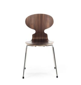 Tuxen Chair (Color: walnut-veneer-y, Base: Stainless Steel)